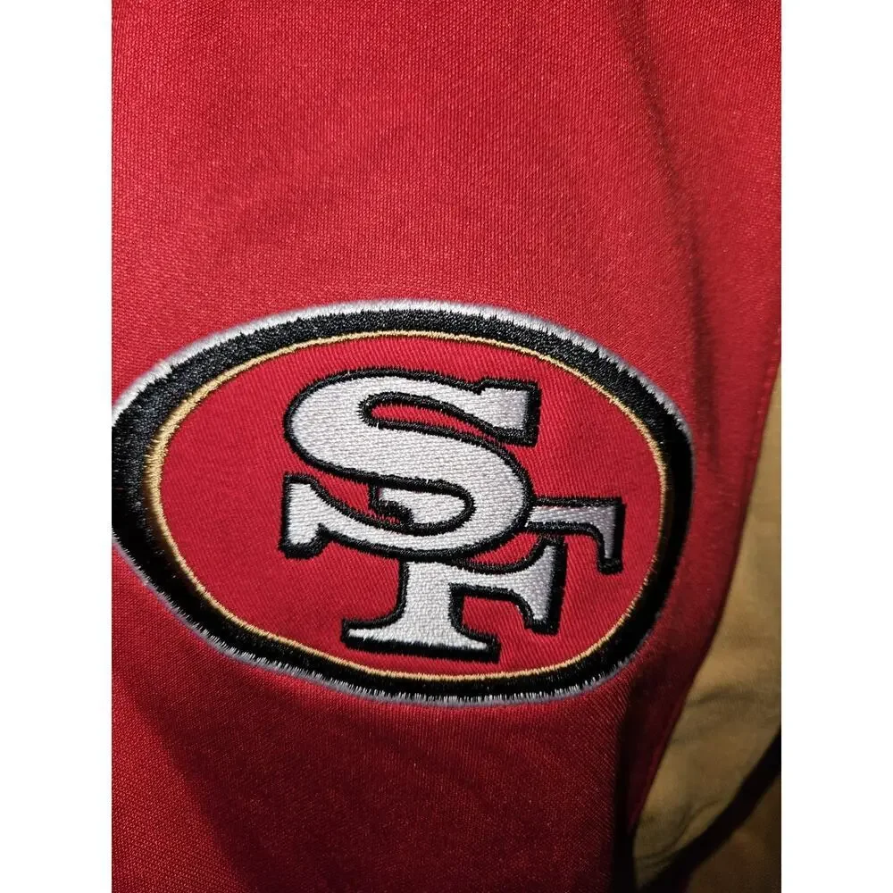 NWT! NFL San Francisco 49ers Pullover Performance Fleece 1/4 Zip Jacket Small